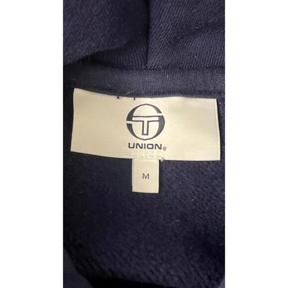 UNION X SERGIO TACCHINI BLUE HOODIE - Picture 6 of 8